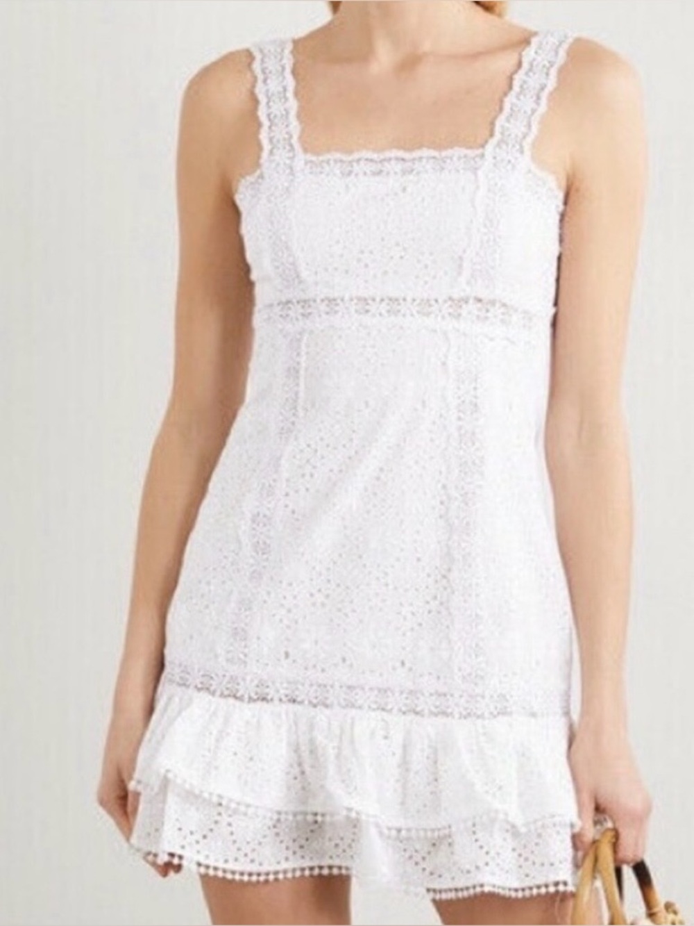 Charo Ruiz Ibiza White Eyelet Dress